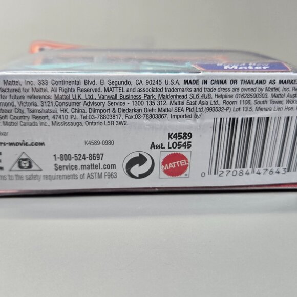 ๐ Disney Pixar Cars Die-Cast "Brand New Mater" Tow Truck 2007๐ - Picture 4 of 5